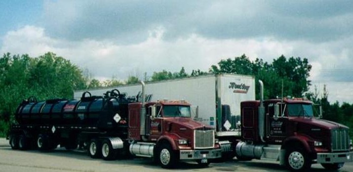 Bentley Environmental Services tanker trucks